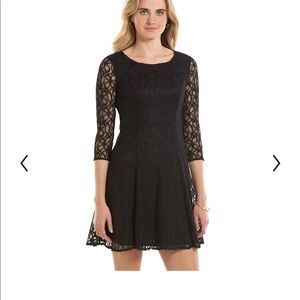 Lauren Conrad Lace Fit and Flare Dress